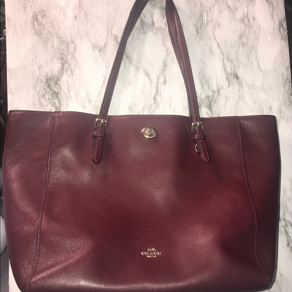 Coach Large Tote 36554. Leather - Picture 12 of 15